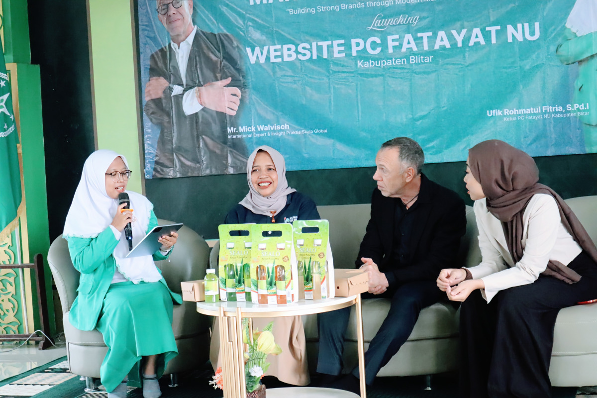Transformasi Digital Organisasi, PC Fatayat NU Kabupaten Blitar Luncurkan Website Resminya